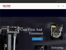 Tablet Screenshot of hiltonfitness.com